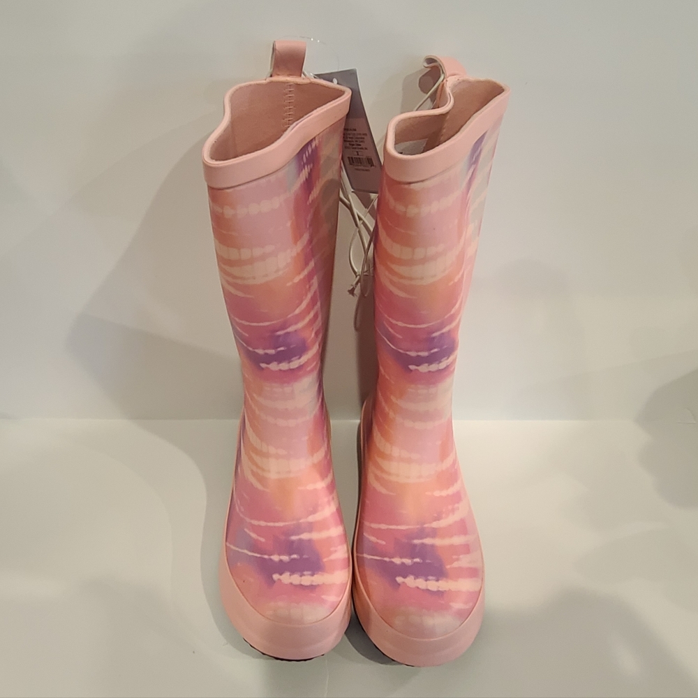 Cat & Jack Girls Pink Alina Rain Boots Size 2 - New Kids | Color: Pink | Size: 2 - Picture 4 of 5